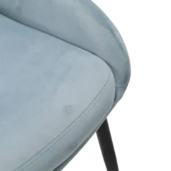 2 Chaises En Velours Bleu - JAZZY -WOOOD Soldes b190c4897ef342a09ebbb3072dc61d2a