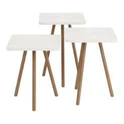 Set De 3 Tables D'appoint Hobro 26 Set De 3 Tables D'appoint Hobro -WOOOD Soldes b409676b99824bb89da6f69a014d6e4d