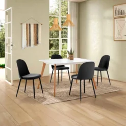 Lot De 4 Chaises Kana Blanches -WOOOD Soldes b6d4739bcf7d451d9ed702fc8ae1f429