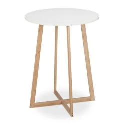 Guéridon Blanc En Bambou 13 Guéridon Blanc En Bambou -WOOOD Soldes b99e37ad2554405b9472ffe784a494c6