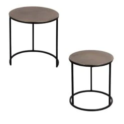 Set De 2 Bouts De Canapés Ronds Et 39