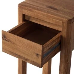 Table D’appoint Anamur I -WOOOD Soldes beistelltisch anamur i wildeiche massiv 90 4726404