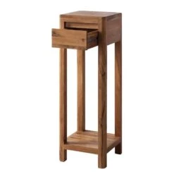 Table D’appoint Anamur I -WOOOD Soldes beistelltisch anamur i wildeiche massiv 90 4726412