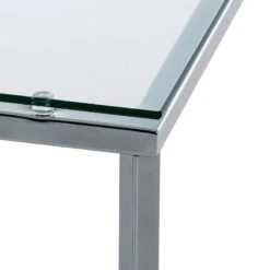 Table D'appoint Cross 13 Table D'appoint Cross -WOOOD Soldes beistelltisch cross glas klar eckig 427362