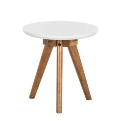Tables Gigognes Past (lot De 3) -WOOOD Soldes beistelltische past 3er set weiss lackiert 359584