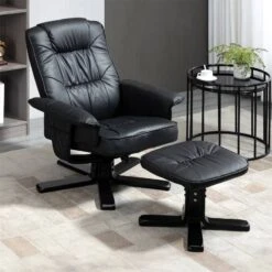 Fauteuil Relaxation + Repose-pied CHARLY -WOOOD Soldes c0086ea06d604bc784496b6d192d32cb