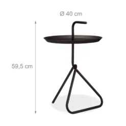 Table Basse D'appoint Métal Avec Poignée -WOOOD Soldes c02c4b0eb28041c6957d473a6ba0eeb6