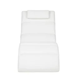 Chaise Longue De Relaxation Califfo -WOOOD Soldes califfo relaxsessel kunstleder weiss 1304126