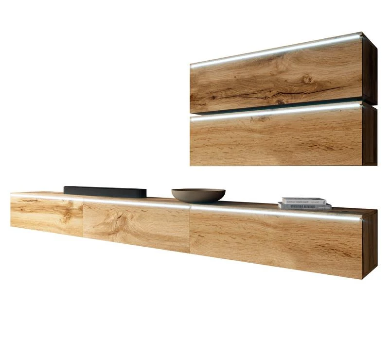 FURNIX Ensemble Meubles Bargo V Avec LED 3 FURNIX Ensemble Meubles Bargo V Avec LED