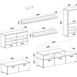 Meuble Salon Ilumin.LED Blanc/Noir Laqué 17 Meuble Salon Ilumin.LED Blanc/Noir Laqué -WOOOD Soldes cf9258813336417dbd6abafe48fc39b4