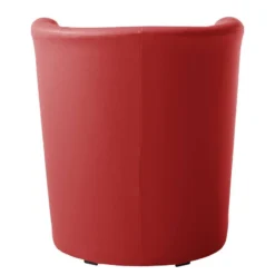 Fauteuil Cocktail Sinclair -WOOOD Soldes cocktailsessel sinclair kunstleder rot 5141552