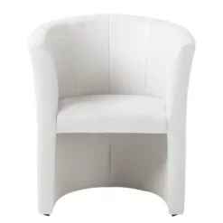 Fauteuil Cocktail Sinclair -WOOOD Soldes cocktailsessel sinclair kunstleder weiss 5141356