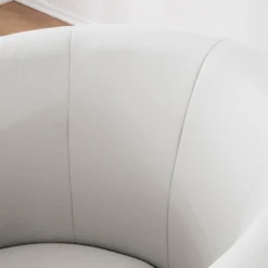 Fauteuil Cocktail Sinclair -WOOOD Soldes cocktailsessel sinclair kunstleder weiss 5141384