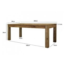 Table De Repas 200cm En Bois Recyclé 11 Table De Repas 200cm En Bois Recyclé -WOOOD Soldes d4f39afb6ee24645b1f9b4411a320d73