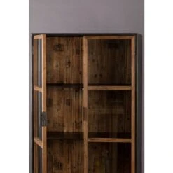 Vitrine 2 Portes En Bois Recyclé -WOOOD Soldes d9b6652d3a0144528aecbb8ab259a9c8