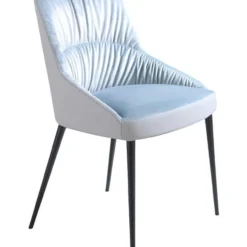 Chaise à Manger Velours Et Similicuir.