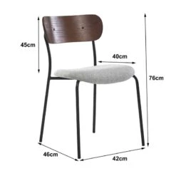 Lot De 2 Chaises LINCOLN -WOOOD Soldes de4500014a184e67aefa4d6e52a7a82e