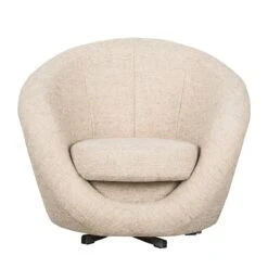 Fauteuil Pivotant Marvin 23 Fauteuil Pivotant Marvin -WOOOD Soldes drehsessel marvin strukturstoff creme 1756554