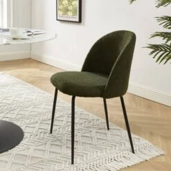 Chaise En Tissu Bouclette Et Métal Aimée -WOOOD Soldes e6a186110eb4450fa90a3c842b33472b