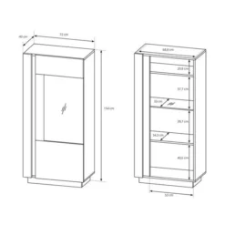 Armoire Vitrine ARCO 72 LED 18 Armoire Vitrine ARCO 72 LED -WOOOD Soldes e7c52cc675484bcdb1ff31b8a1548481