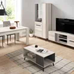 Table à Manger 140cm Extensible à 200cm -WOOOD Soldes e8a2458fd9f54d1a942ba13df1b8bc28