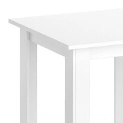 Table à Manger Karlos 80cm Blanche -WOOOD Soldes e9680402054c4ffd935d4b443b1b06d2