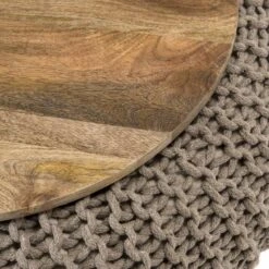 Table D'appoint Ronde En Manguier -WOOOD Soldes ea77d318b2444e78bcbfe52bc0094be2