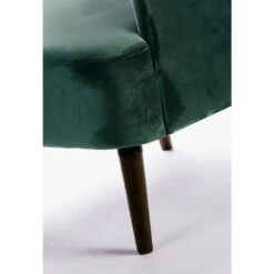 Fauteuil Rétro Velours Vert Forêt 22 Fauteuil Rétro Velours Vert Forêt -WOOOD Soldes ecf4fc09faef4377993ed2256e776127