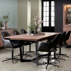 Table Extensible Tokyo Noir 200x100 Cm -WOOOD Soldes ed95081beef44faf962896d2c315c6bd