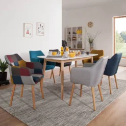 Table Bjelland 18 Table Bjelland -WOOOD Soldes esstisch bjelland eiche teilmassiv eiche weiss 150 x 80cm 4185692