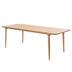 Table Fleek -WOOOD Soldes esstisch fawn eiche massiv eiche geoelt 160 x 90 cm 3867272