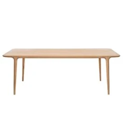 Table Fleek -WOOOD Soldes esstisch fawn eiche massiv eiche geoelt 160 x 90 cm 3867280