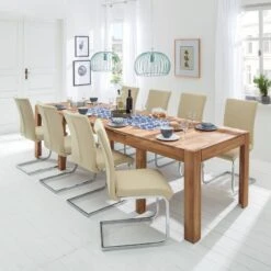 Table KimWOOD II -WOOOD Soldes esstisch kimwood mit ausziehfunktion eiche massiv eiche geoelt 3190025