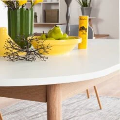 Table Extensible LINDHOLM Ovale -WOOOD Soldes esstisch lindholm mit ausziehfunktion v eiche teimassiv 170 x 90 cm 4136340