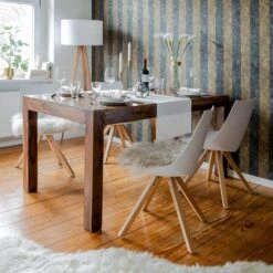 WOOOD Soldes -WOOOD Soldes esszimmerstuhl privas 4er set kunststoff kunstleder weiss buche 4443816