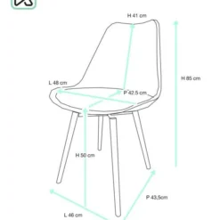 Chaise Scandinave MIA (lot De 4) -WOOOD Soldes f0ff1242d3154662944803ed8fe5189d