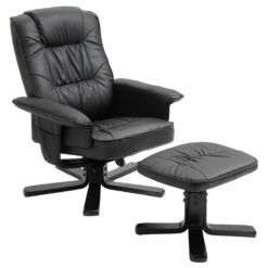 Fauteuil Relaxation + Repose-pied CHARLY -WOOOD Soldes f3fbc8362cb8419d9af8fa71fd642aaf