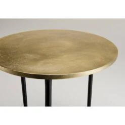 Table D'appoint Ronde Aluminium Doré D51 -WOOOD Soldes f5ccce8764d145e0a6f9609ab9628c94
