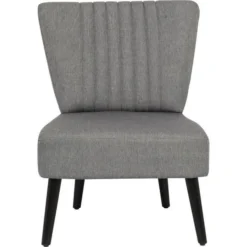 Fauteuil En Tissu Zoé - 1 Place - Gris -WOOOD Soldes fa79eaf5324f47caa70f9cdcb2494cd3