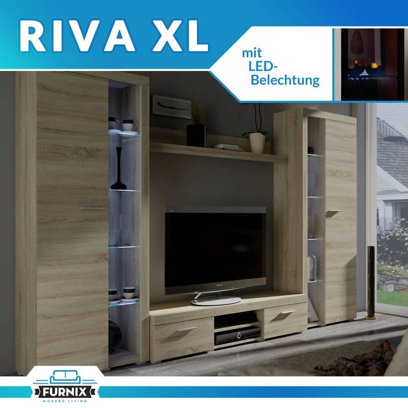 FURNIX Ensemble Meubles Rivay XL + LED 6 FURNIX Ensemble Meubles Rivay XL + LED – Image 4