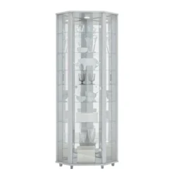 Vitrine D'angle Amalia II 25 Vitrine D'angle Amalia II -WOOOD Soldes fif vitrinen led 18 05 2017 4922000