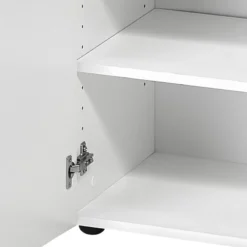 Armoire D’entrée Adana -WOOOD Soldes garderobenschrank adana hochglanz weiss 5157544