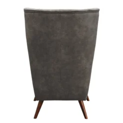 Fauteuil à Oreilles Madame Lebon II -WOOOD Soldes ohrensessel madame lebon ii microfaser dunkelgrau 4263620