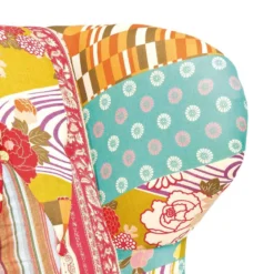 Fauteuil Wing Patchwork 30 Fauteuil Wing Patchwork -WOOOD Soldes patchwork ohrensessel webstoff mehrfarbig 3588225