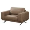 Fauteuil Ramilia -WOOOD Soldes polstergarnitur ramilia 3 2 1 antiklederlook congo grau 4882260