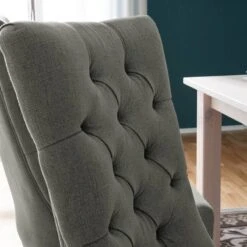 Chaises Waroona (lot De 2) -WOOOD Soldes polsterstuhl waroona webstoff 2er set eiche massiv grau eiche 4850984