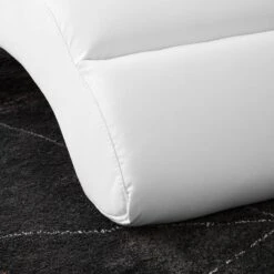 Chaise Longue De Relaxation Califfo -WOOOD Soldes relaxliege califfo kunstleder weiss 4904572