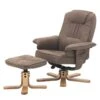 Fauteuil De Relaxation Canillo -WOOOD Soldes relaxsessel canillo i antiklederlook braun 5131176