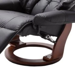 Fauteuil Relaxation Grunewald II 21 Fauteuil Relaxation Grunewald II -WOOOD Soldes relaxsessel grunewald ii echtleder kunstleder schwarz walnuss dekor 1474118