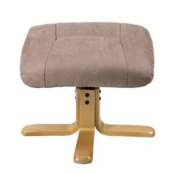 Fauteuil De Relaxation Bordeaux -WOOOD Soldes relaxsessel lacanau mit hocker microfaser braun 446441